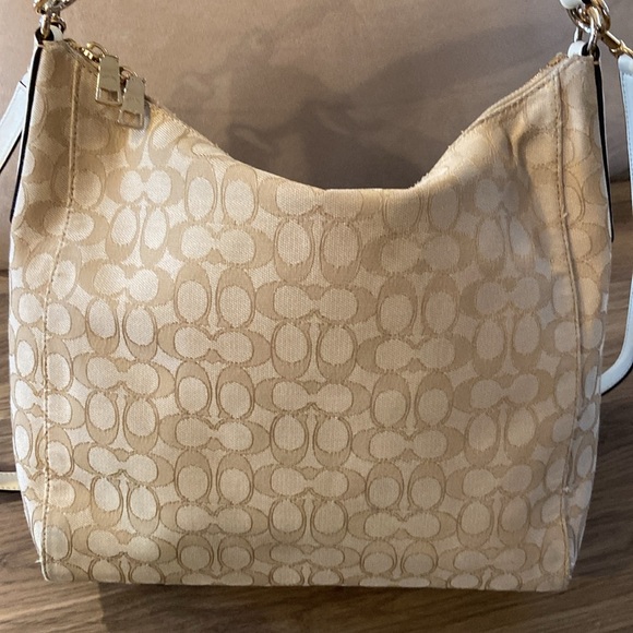 Coach Celeste Signature Convertible Hobo Bag - Picture 13 of 16